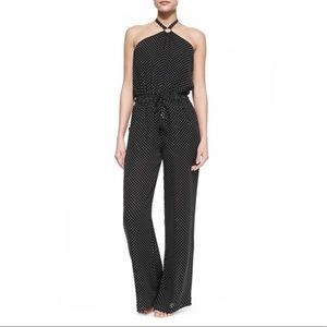 Tory Burch Milos Halter Jumpsuit, Silk, Size S